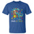 Dinosaur Autism T Shirt Embrace Differences Proud Autistic Puzzle Heart - Wonder Print Shop