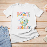 Autism Acceptance T Shirt For Women Everyone Communicates Differently Embrace Autism Be Kind - Wonder Print Shop