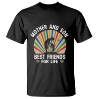 Autism Mom T Shirt Mother And Son Best Friends For Life Retro - Wonder Print Shop