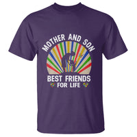 Autism Mom T Shirt Mother And Son Best Friends For Life Retro - Wonder Print Shop