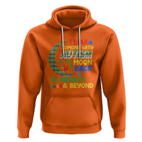 Embrace Autism Hoodie I Love Some With Autism To The Moon And Back To Infinity And Beyond Puzzle - Wonder Print Shop