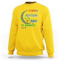 Embrace Autism Sweatshirt I Love Some With Autism To The Moon And Back To Infinity And Beyond Puzzle - Wonder Print Shop