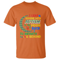 Embrace Autism T Shirt I Love Some With Autism To The Moon And Back To Infinity And Beyond Puzzle - Wonder Print Shop