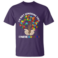 I'm Not Ignoring You I Have Autism T Shirt Puzzle Tree - Wonder Print Shop