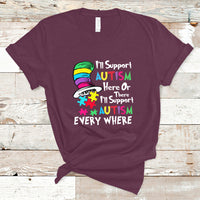 Autism Awarenes T Shirt I'll Support Autism Every Where - Wonder Print Shop