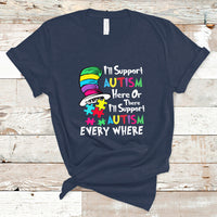 Autism Awarenes T Shirt I'll Support Autism Every Where - Wonder Print Shop