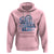 Autism Awareness Hoodie In April We Wear Blue Rainbow Retro Groovy - Wonder Print Shop