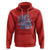 Autism Awareness Hoodie In April We Wear Blue Rainbow Retro Groovy - Wonder Print Shop