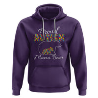 Proud Autism Mom Hoodie Mama Bear - Wonder Print Shop
