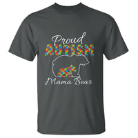 Proud Autism Mom T Shirt Mama Bear - Wonder Print Shop