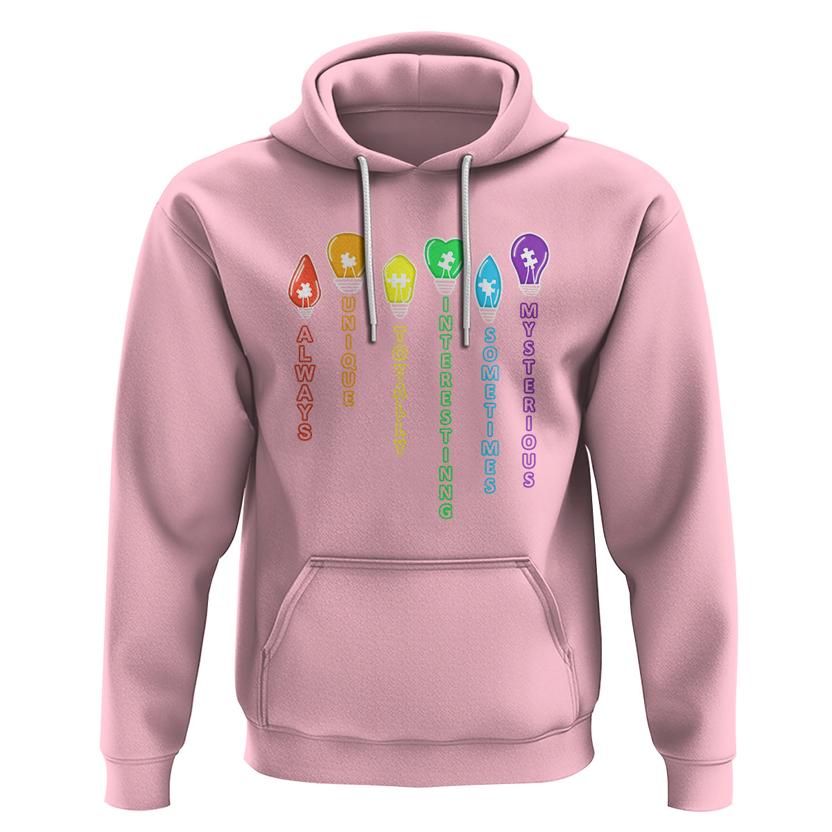 Autism Definition Hoodie Always Unique Totally Interesting Sometimes Mysterious - Wonder Print Shop