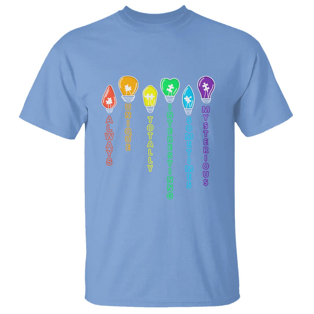 Autism Definition T Shirt Always Unique Totally Interesting Sometimes Mysterious - Wonder Print Shop