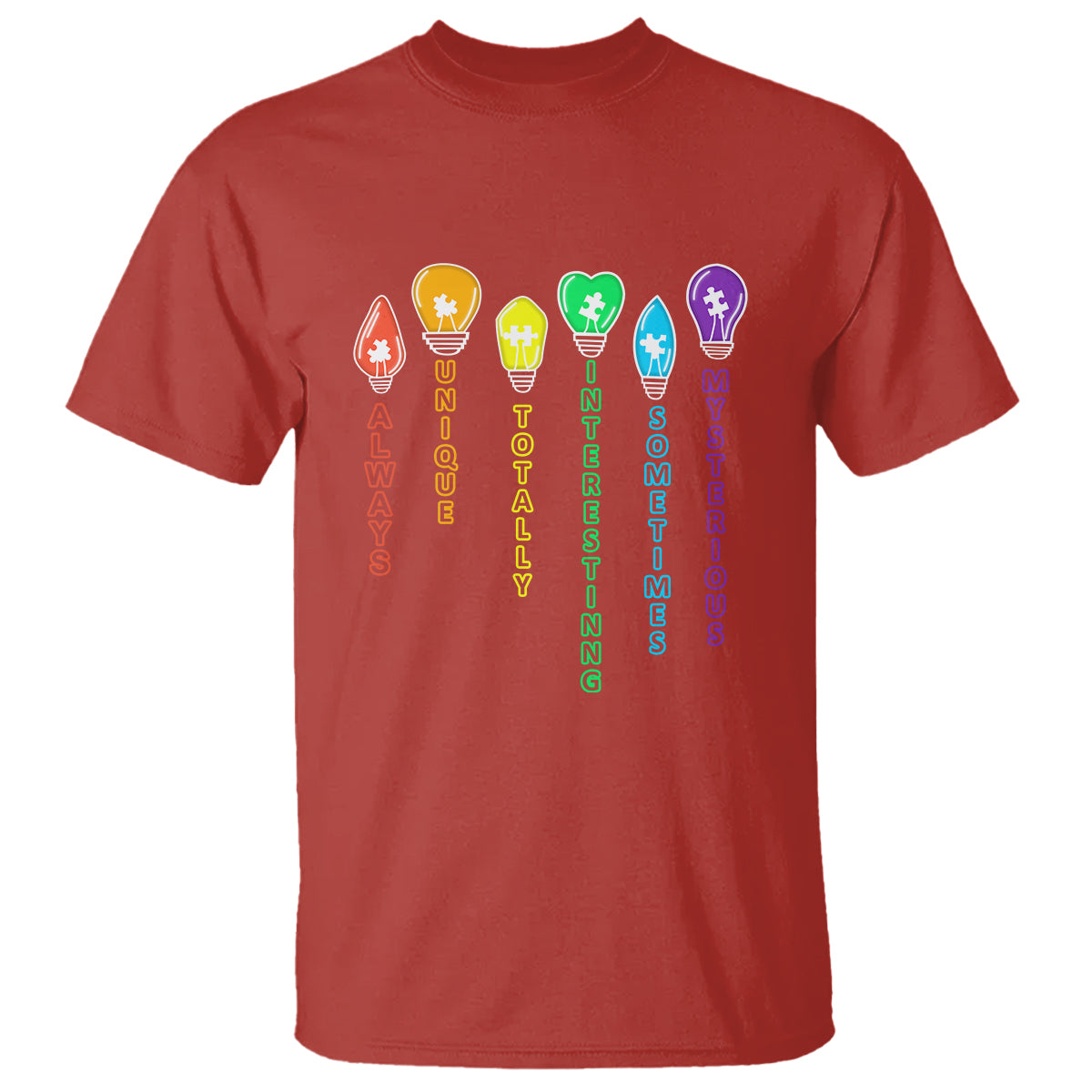 Autism Definition T Shirt Always Unique Totally Interesting Sometimes Mysterious - Wonder Print Shop