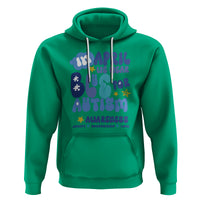 Autism Awareness Hoodie In April We Wear Blue Accept Understand Love - Wonder Print Shop