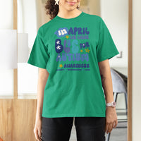 Autism Awareness T Shirt For Women In April We Wear Blue Accept Understand Love - Wonder Print Shop