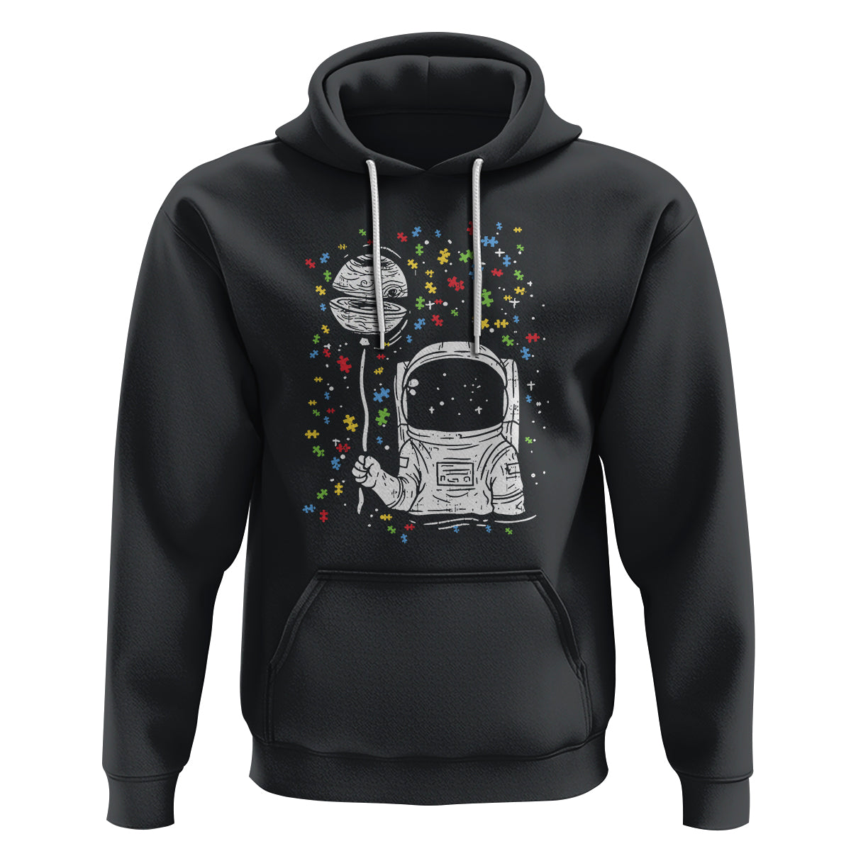 Astronaut Autism Hoodie - Wonder Print Shop