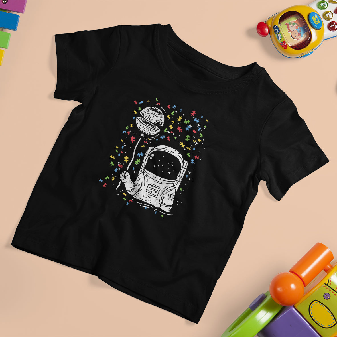 Astronaut Autism T Shirt For Kid - Wonder Print Shop
