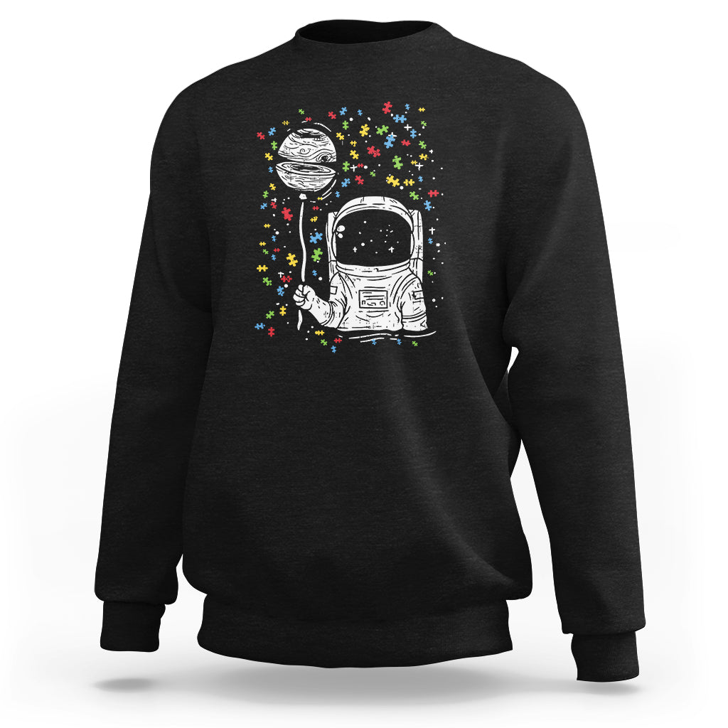 Astronaut Autism Sweatshirt - Wonder Print Shop