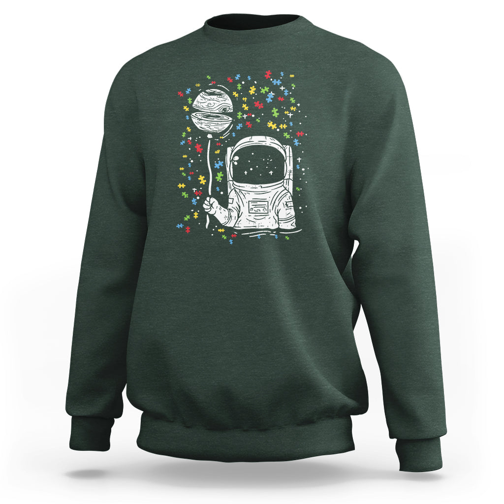 Astronaut Autism Sweatshirt - Wonder Print Shop