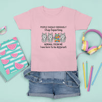 Cute Dog Autism T Shirt For Kid People Should Seriously Stop Expecting I Was Born To Be Different - Wonder Print Shop