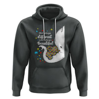 Elephant Autism Hoodie What Makes You Different Is What Makes You Beautiful Puzzle Pieces - Wonder Print Shop