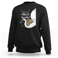 Elephant Autism Sweatshirt What Makes You Different Is What Makes You Beautiful Puzzle Pieces - Wonder Print Shop
