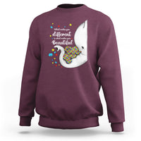 Elephant Autism Sweatshirt What Makes You Different Is What Makes You Beautiful Puzzle Pieces - Wonder Print Shop