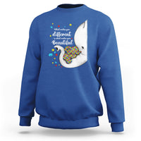 Elephant Autism Sweatshirt What Makes You Different Is What Makes You Beautiful Puzzle Pieces - Wonder Print Shop