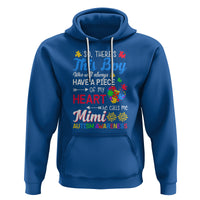Autism Grandma Hoodie This Boy Will Always Have A Piece Of My Heart He Calls Me Mimi Autism Awareness - Wonder Print Shop