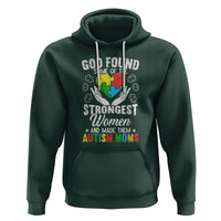 Autism Mom Hoodie God Found Some Of The Strongest Women - Wonder Print Shop