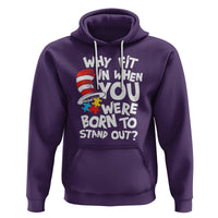 Proud Autism Hoodie Why Fit In When You Were Born To Stand Out - Wonder Print Shop
