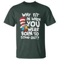 Proud Autism T Shirt Why Fit In When You Were Born To Stand Out - Wonder Print Shop