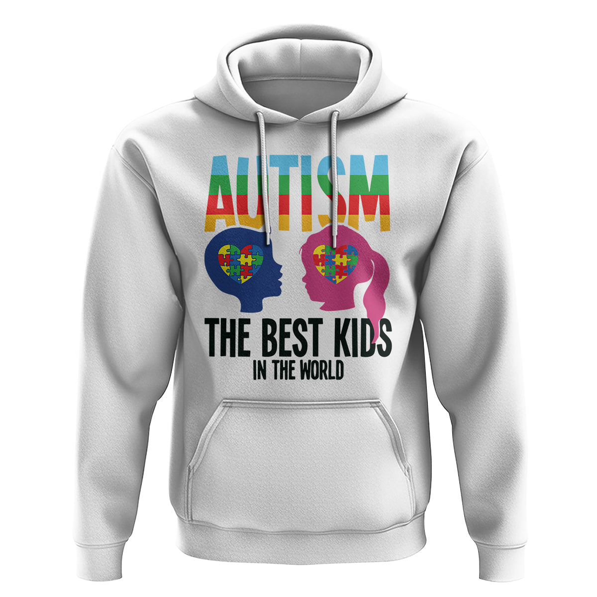 Proud Autism Hoodie The Best Kids In The World - Wonder Print Shop