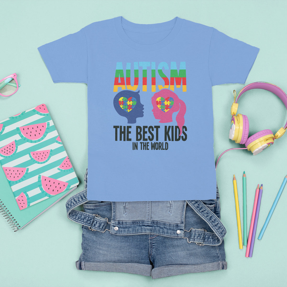 Proud Autism T Shirt For Kid The Best Kids In The World - Wonder Print Shop