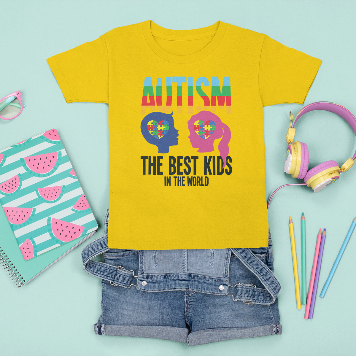 Proud Autism T Shirt For Kid The Best Kids In The World - Wonder Print Shop