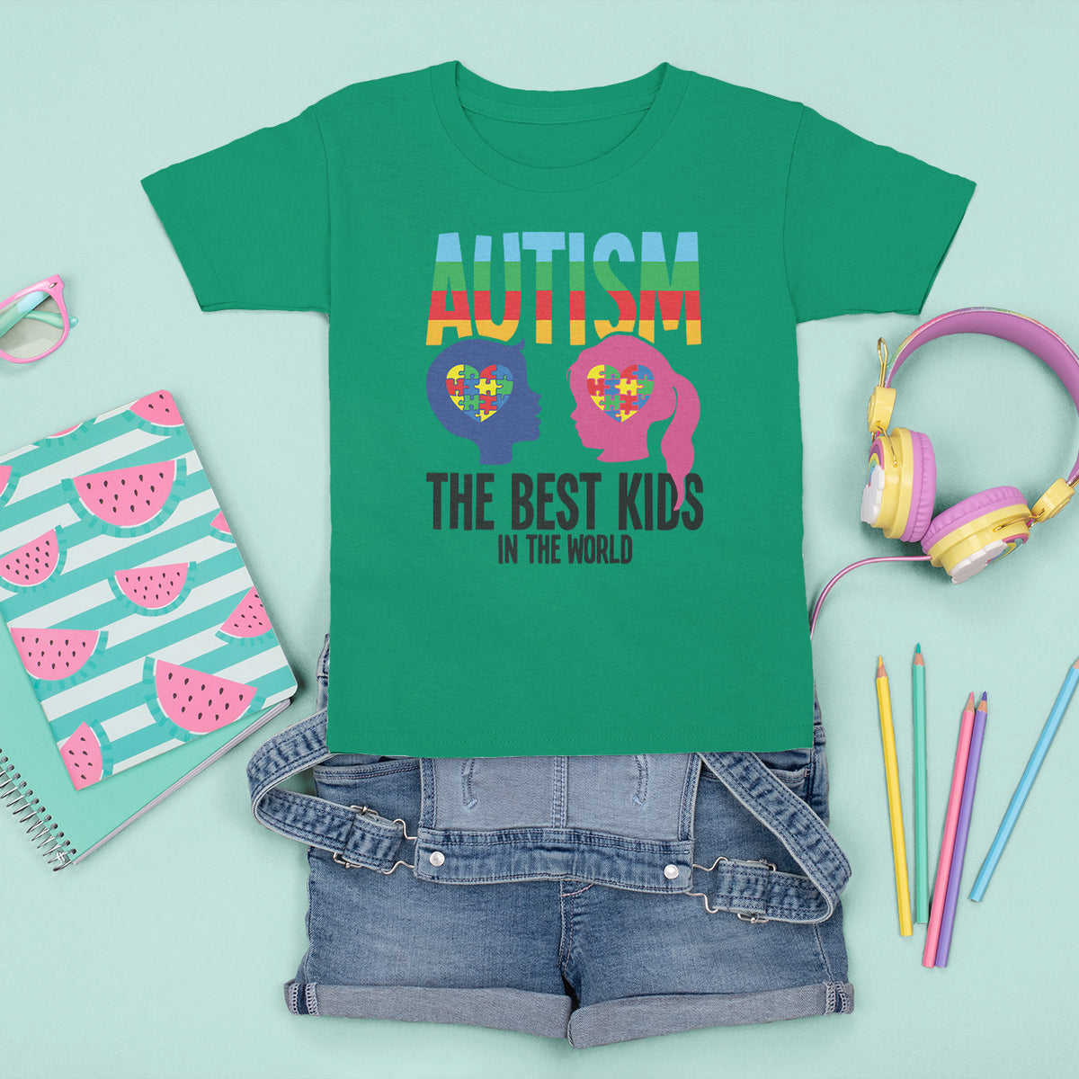 Proud Autism T Shirt For Kid The Best Kids In The World - Wonder Print Shop
