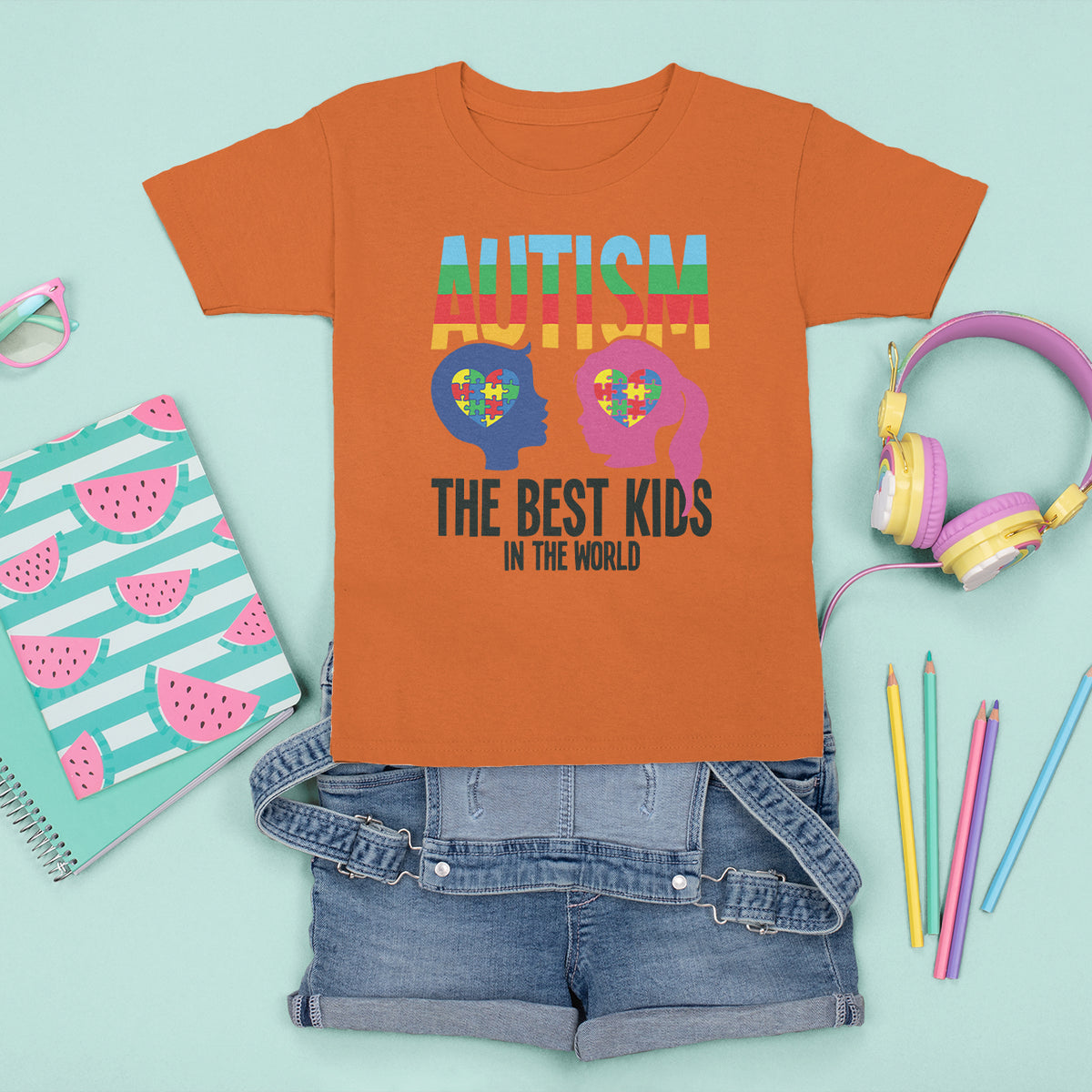 Proud Autism T Shirt For Kid The Best Kids In The World - Wonder Print Shop