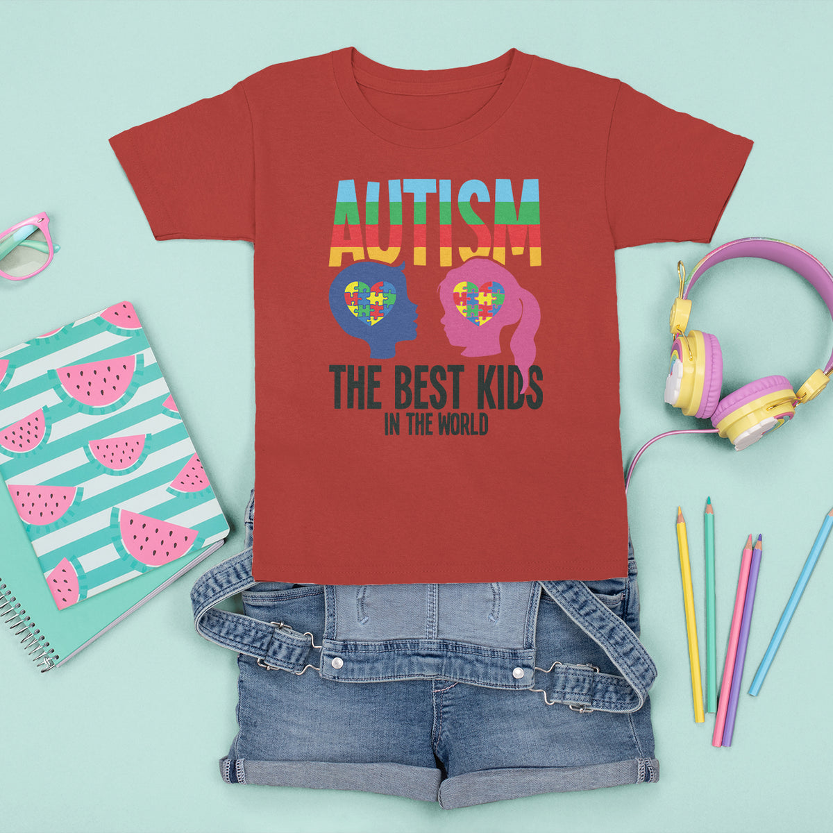 Proud Autism T Shirt For Kid The Best Kids In The World - Wonder Print Shop