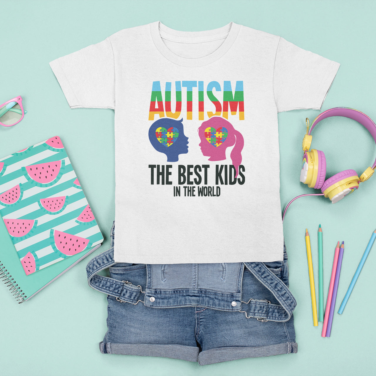 Proud Autism T Shirt For Kid The Best Kids In The World - Wonder Print Shop