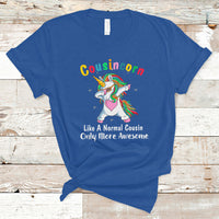 Cousincorn Like A Cousin Only Awesome Dabbing Unicorn T Shirt - Wonder Print Shop