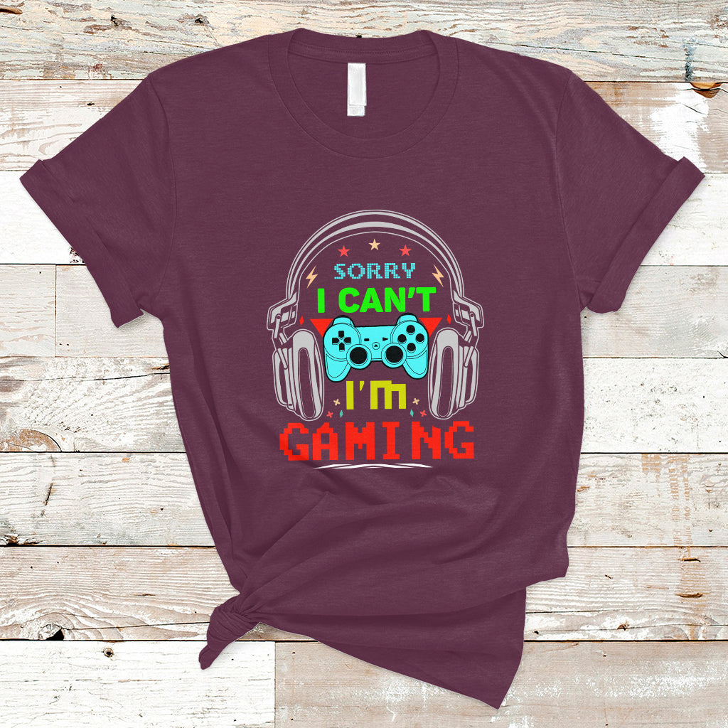 Funny Video Game T Shirt I'm Gaming Video Games - Wonder Print Shop