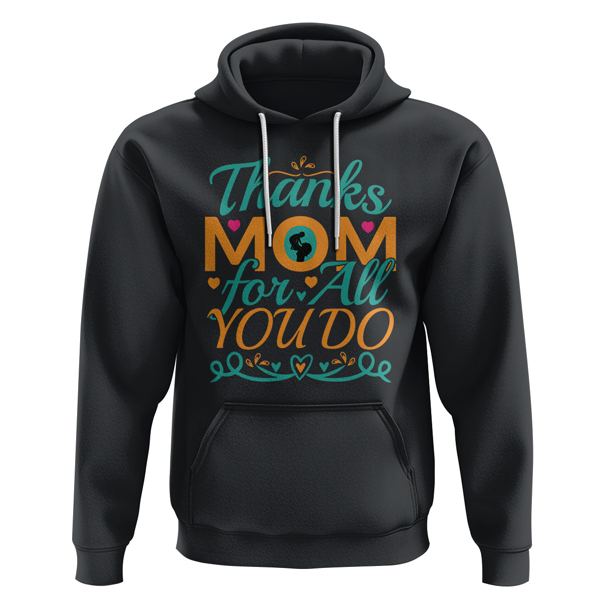 Autism Mom Hoodie Thanks Mom For All You Do - Wonder Print Shop