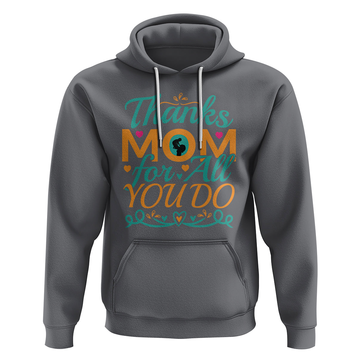 Autism Mom Hoodie Thanks Mom For All You Do - Wonder Print Shop