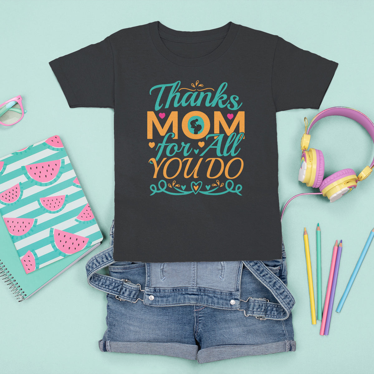 Autism Mom T Shirt For Kid Thanks Mom For All You Do - Wonder Print Shop