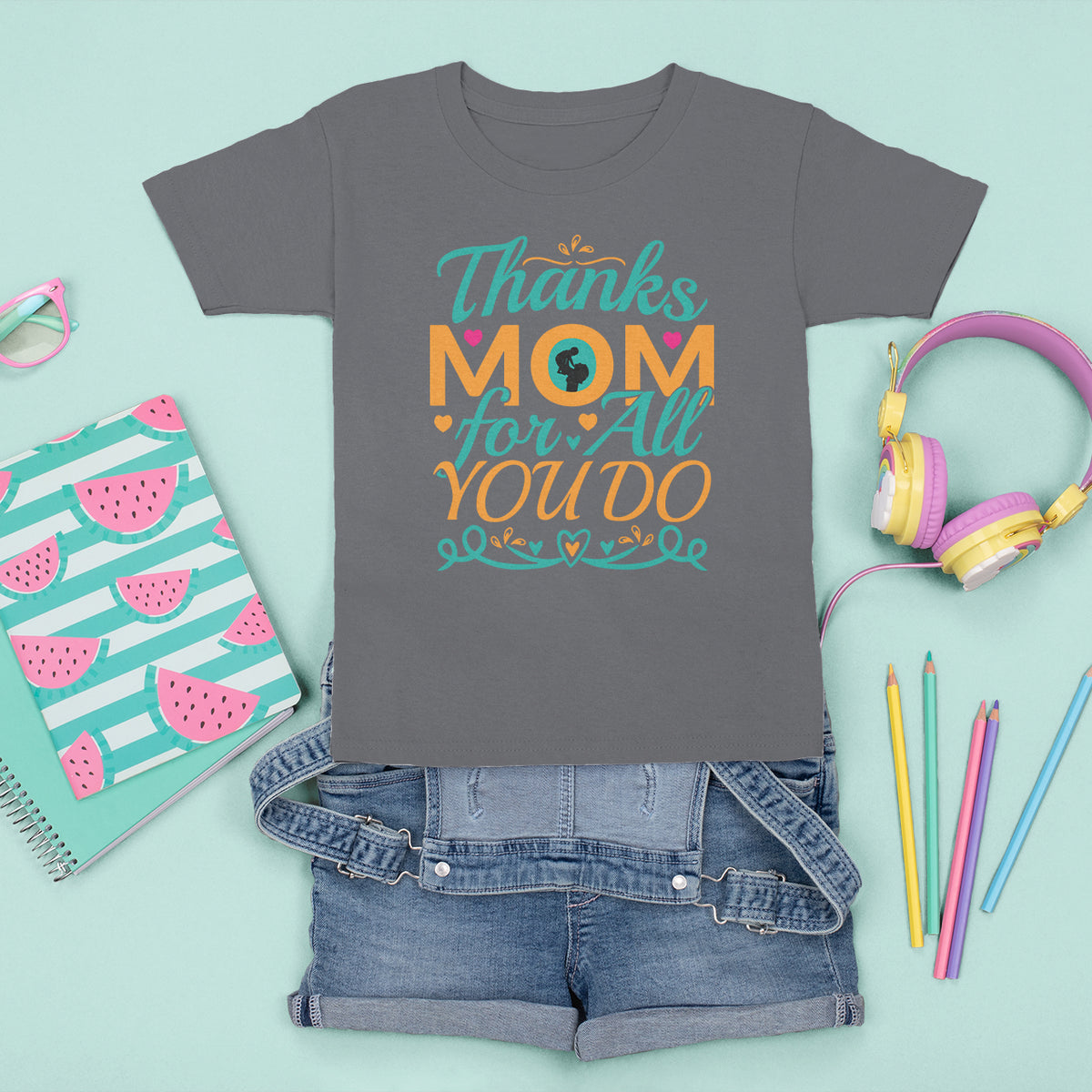 Autism Mom T Shirt For Kid Thanks Mom For All You Do - Wonder Print Shop
