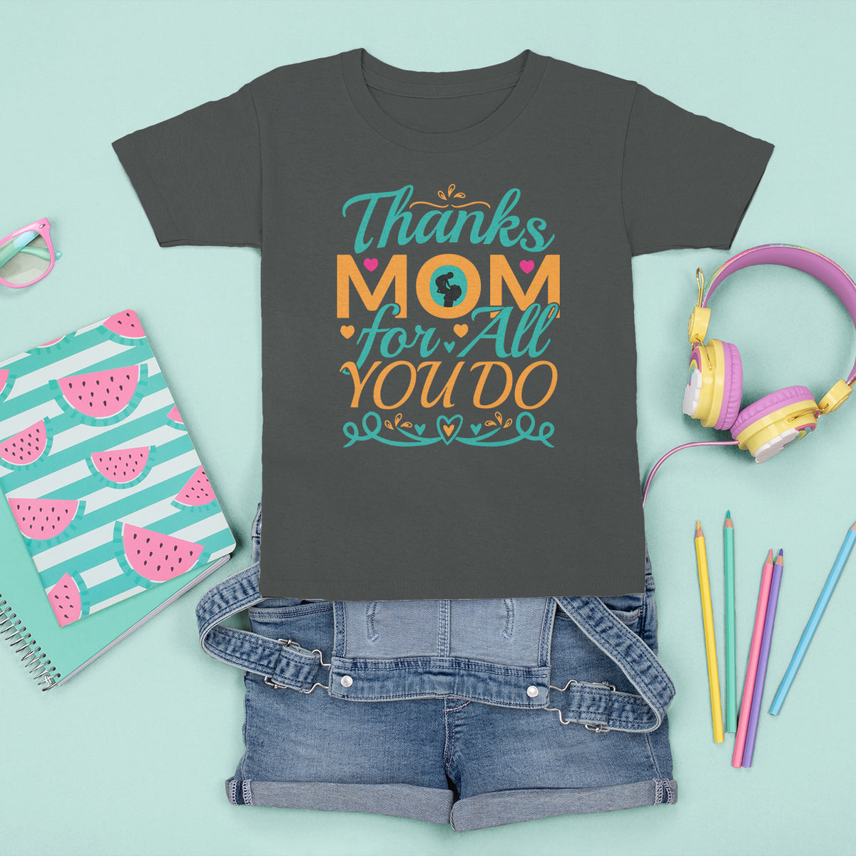 Autism Mom T Shirt For Kid Thanks Mom For All You Do - Wonder Print Shop