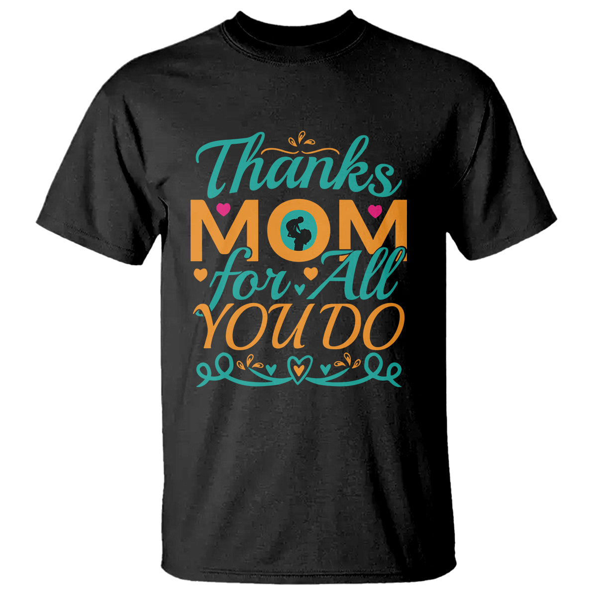 Autism Mom T Shirt Thanks Mom For All You Do - Wonder Print Shop