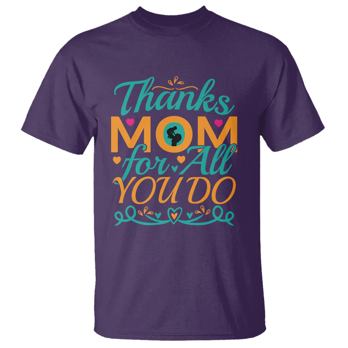 Autism Mom T Shirt Thanks Mom For All You Do - Wonder Print Shop