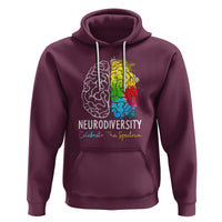 Proud Autism Hoodie Neurodiversity Celebrate The Spectrum - Wonder Print Shop