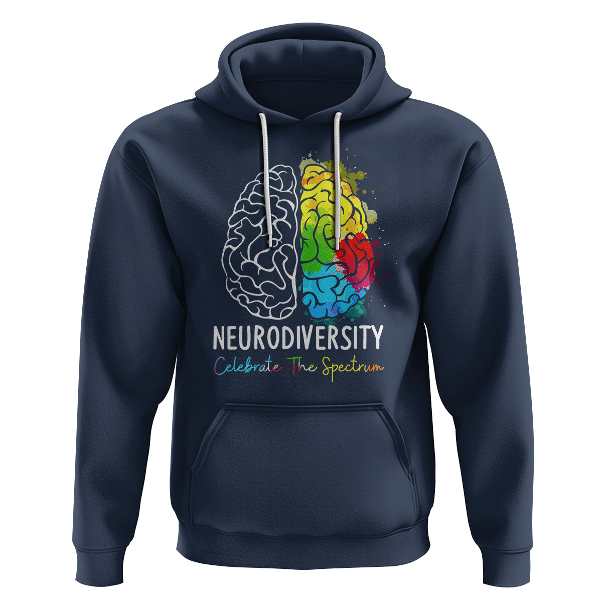 Proud Autism Hoodie Neurodiversity Celebrate The Spectrum - Wonder Print Shop
